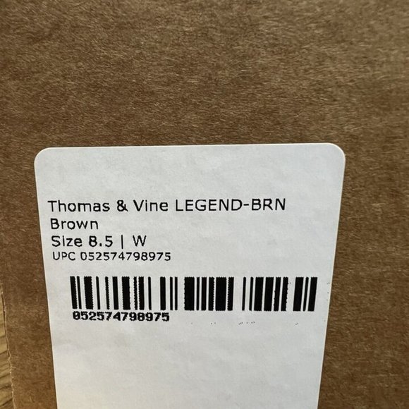 Thomas Vine Mens Legend Boot Brown Size 8.5Wide - Picture 6 of 6